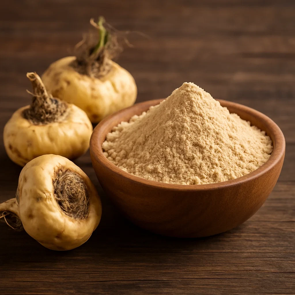 Maca root and maca powder